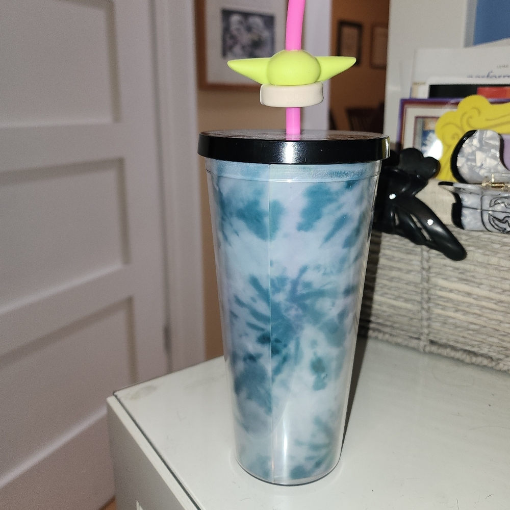 Star Wars Baby Yoda Tumbler with Straw NWT - Picture 6 of 9